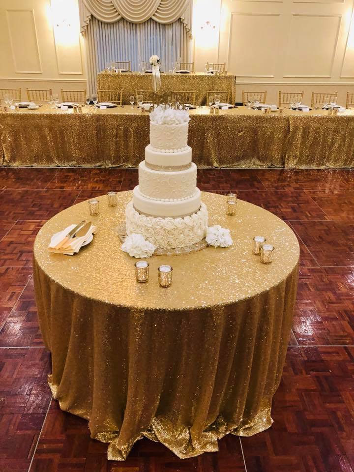 Wedding cake close-up detail