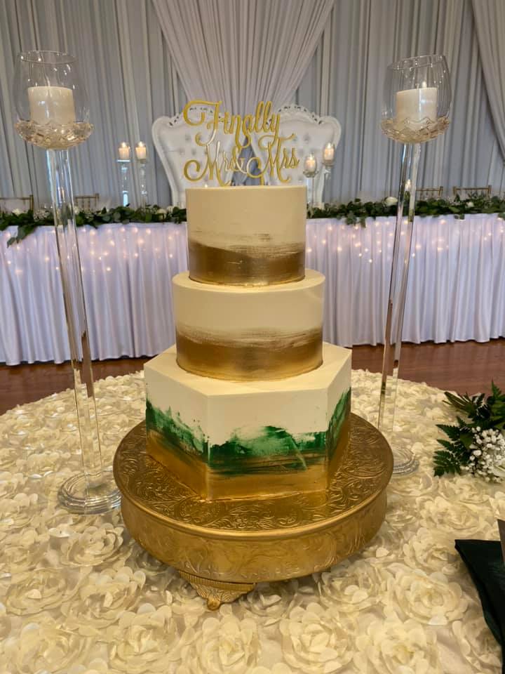Wedding cake by Dimitri's Catering
